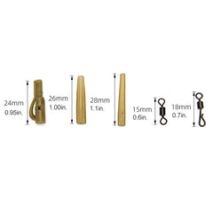 Carp Fishing Lead Clip Kit(30 Pcs)