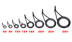 6#-30# Ceramic High-Carbon Steel Guide Rings for DIY