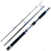 3-piece Portable Saltwater Fishing Boat Trolling Rod