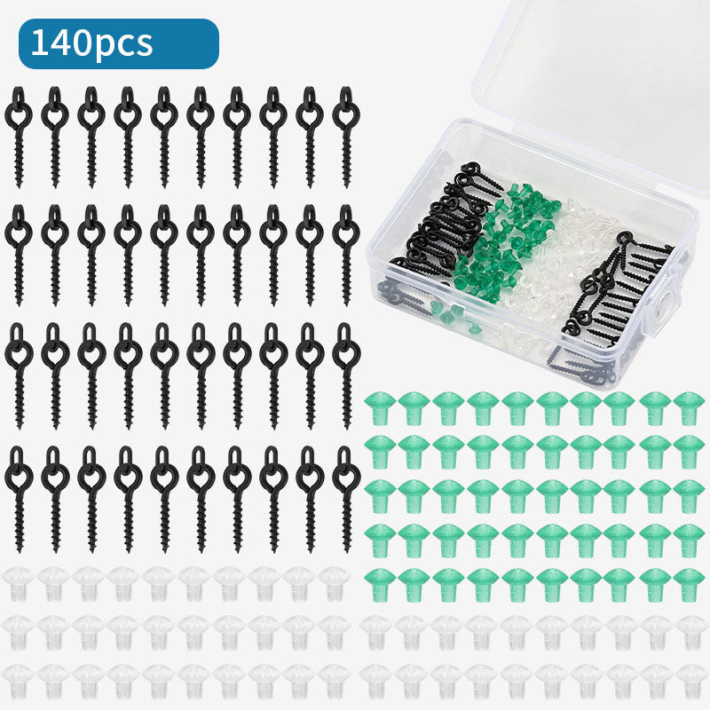 140 pieces Carp Fishing Hook Accessories Kit