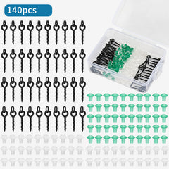 140 pieces Carp Fishing Hook Accessories Kit