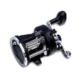 Black Metal Trolling Reel (Right/Left-Hand Models Freshwater/Saltwater)