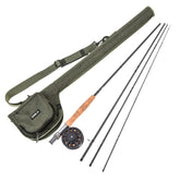 4 pieces Fly Fishing Rod Set