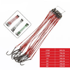 20pcs Hooked Metal Leader