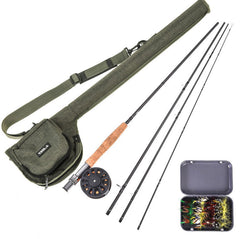 4 pieces Fly Fishing Rod Set