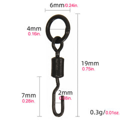 Carp Reservoir Large-Opening Swivel + Welded Ring