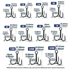 3X Reinforced Barbarian Treble Hook