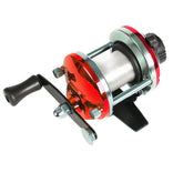 Mini Drum Reel with Pre-Loaded Line Ready-to-Use for Ice Fishing