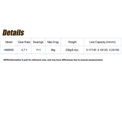 Versatile Saltwater-Resistant Spinning Reel