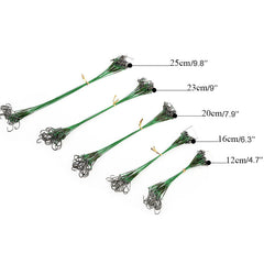 20pcs Hooked Metal Leader