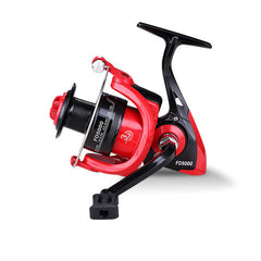 Red Metal Movement Spinning Reel
