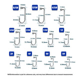 High-Carbon Steel Right Angle Hook with Blood Groove
