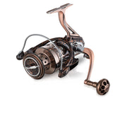 Bronze Finish Lightweight Metal Spinning Reel