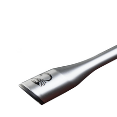 Punk-style Silver Spinning Fishing Rod