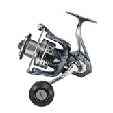 Snake Pattern Metal Spinning Reel