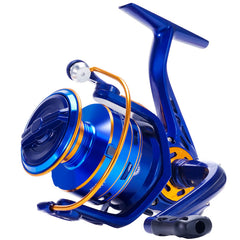 Blue Left/Right Interchangeable Spinning Reel