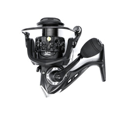 Black Metal Spinning Reel