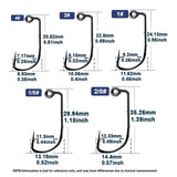 Root-Fishing Drop-Shot Right-Angle Live Bait Hook