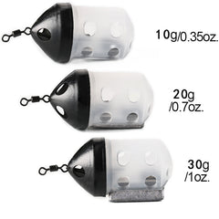 Black Lid Earthworm Chum Pot | Built-in Lead