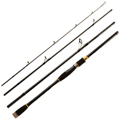 4 Pieces Portable Bass Spinning Rod