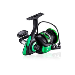 Dual-Spool Green Spinning Reel