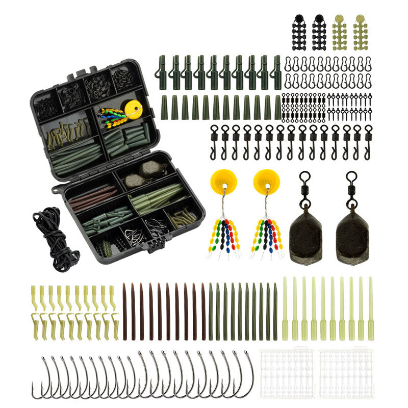 217 Pieces Carp Fishing Rig Accessories Kit with Case | Big Carp Ready