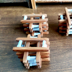 Handmade Bamboo Fishing Rig Line Storage for Micro Fishing 1 Piece