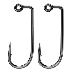 High-Carbon Steel Right Angle Hook with Blood Groove