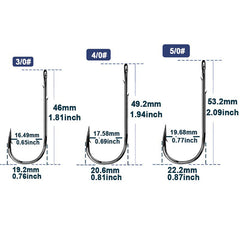 Double-Barb Long-Shank Live Bait Hook