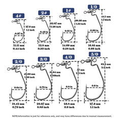 Drop Shot Wide-Gap Offset Hook