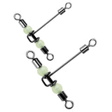T Turn Glow Bead Swivel