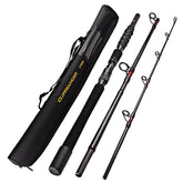 Portable Heavy-Duty Carbon Saltwater Spinning Fishing Rod