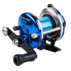 Ice Fishing Small Plate Reel Pre-Lined Drum Reel