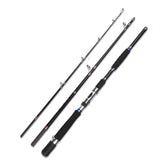 3-piece Portable Saltwater Boat Pole Trolling Rod