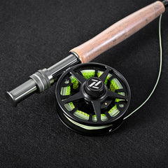 Aluminum Star Fly Fishing Reel with Sound Device