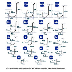 Offset Point Octopus Hook丨50pcs