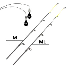 Ultra-light ice fishing rod
