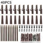 40 pieces Carp Fishing Accessories Kit with Case