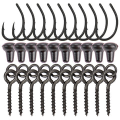 30-Piece Carp Fishing Rig Kit