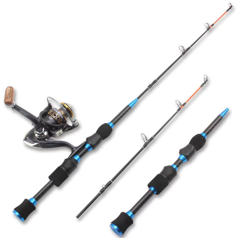 Blue Ice Fishing Rod