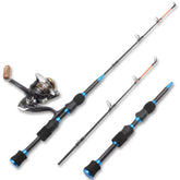 Blue Ice Fishing Rod
