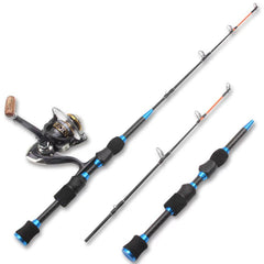 Blue Ice Fishing Rod