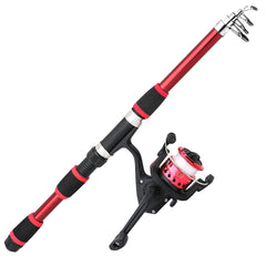 Portable Telescopic Fishing Rod Combo