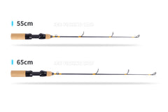 2 Pieces Ice Fishing Rod (55cm-65cm)