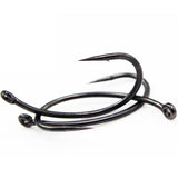 Small Curved Shank Tube-Mounted Fishing Hook