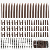 120 Pieces Carp Fishing Rig Accessories Kit