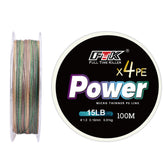Multicolor Braided PEx8 Dyneema Long-Casting Line