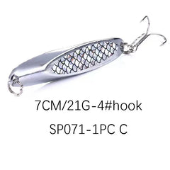 Fish-Scale Texture Spinner Bait