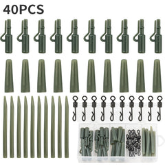 40 pieces Carp Fishing Accessories Kit with Case