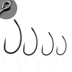 Small Curved Shank Tube-Mounted Fishing Hook
